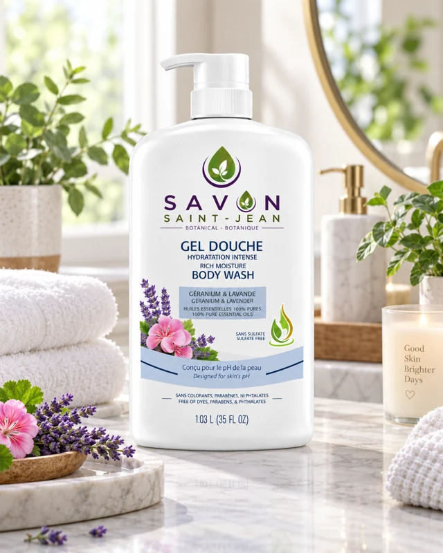 Gel douche Géranium et Lavande